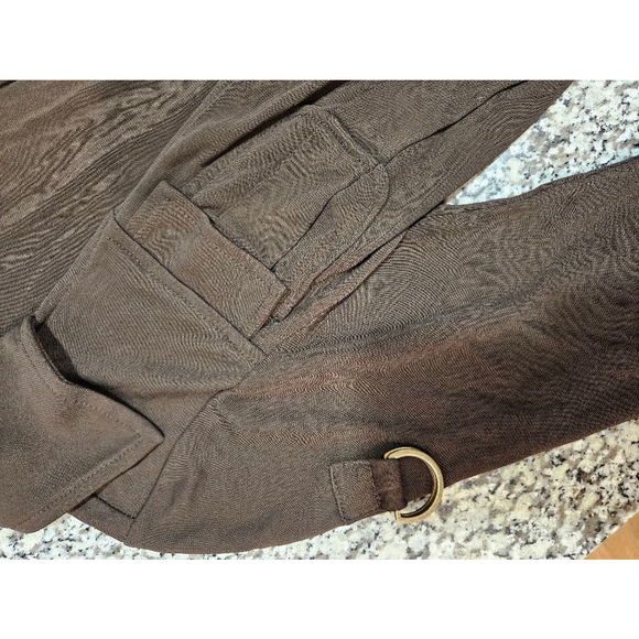 Women's Diane von Furstenberg Samara Wrap Dress Brown Size 2 - Picture 5 of 5